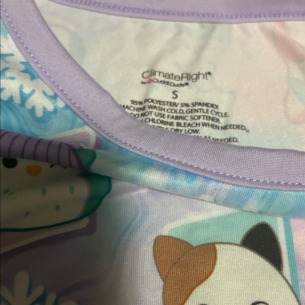 ClimateRight by Cuddl Duds Purple Pajama Top